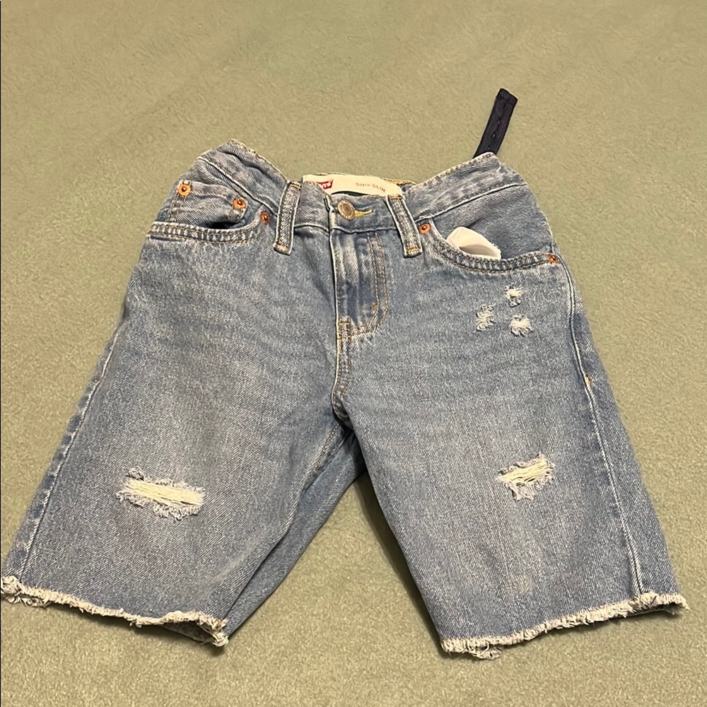 Levi's Light Blue Denim Shorts